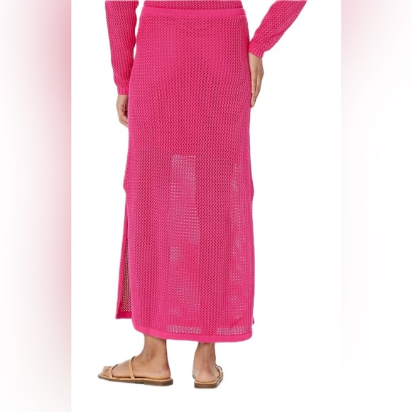 NWT The Drop Women's Halle Crochet Midi Skirt With Side Splits - Picture 8 of 10